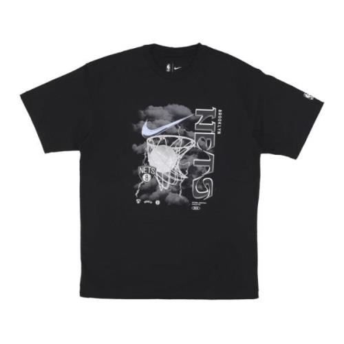 Brooklyn Nets Courtside Tee Svart