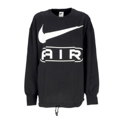 Lett Crewneck Sweatshirt Dame Svart/hvit