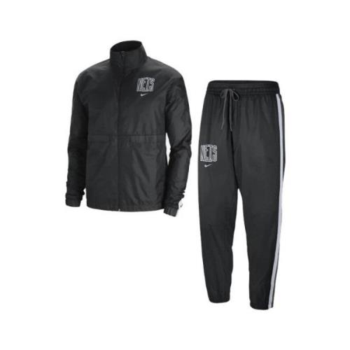 Brooklyn Nets Courtside Tracksuit Svart