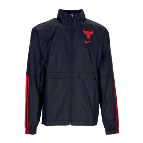 Chicago Bulls Tracksuit Jakke Svart/Rød