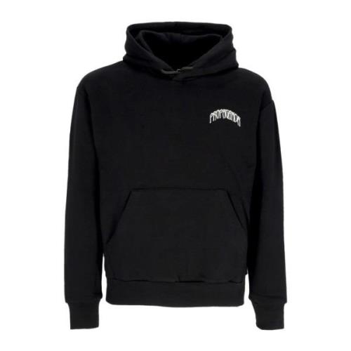 Svart Triangle Web Hoodie