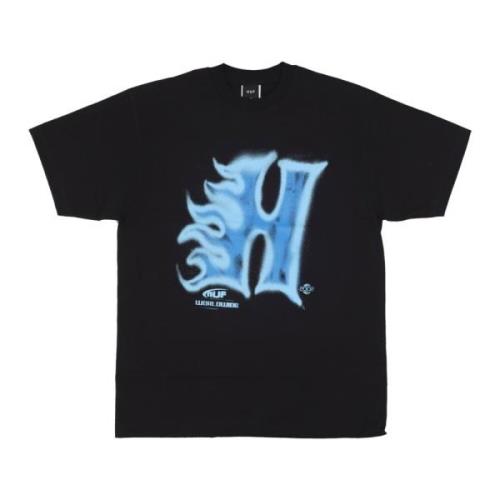 Svart Heat Wave Tee Crew Neck