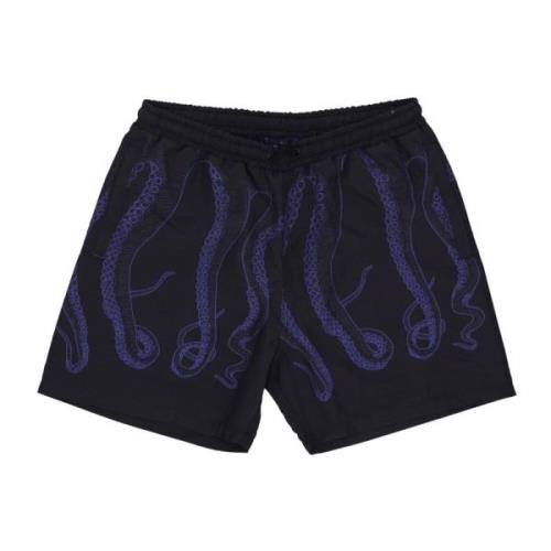 Tentacles Svømmeshorts Lilla/svart