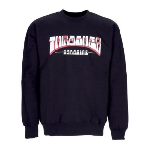 Signatur Crewneck Sweatshirt Svart/Hvit/Rød