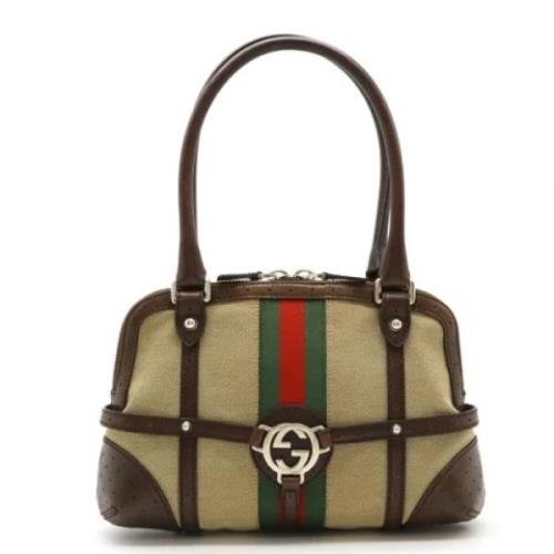 Pre-owned Canvas gucci-bags