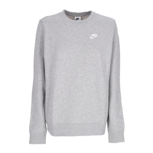 Fleece Crewneck Sweatshirt Heather/White