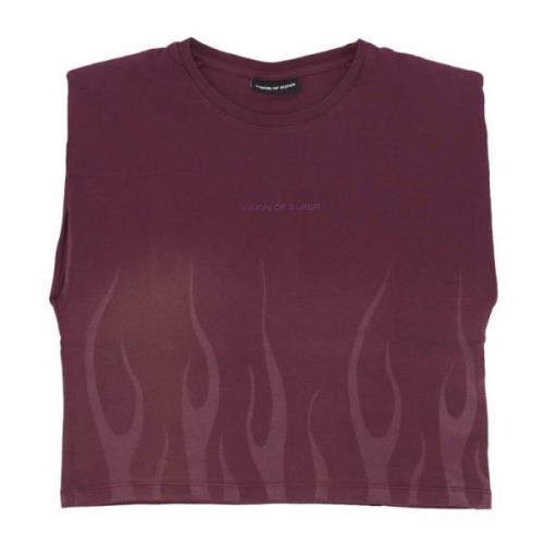 Flames Tee Grape Dame T-skjorte