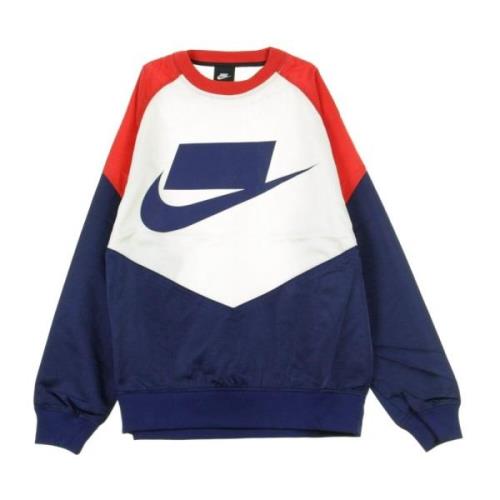 Blå Crewneck Sweatshirt for Menn