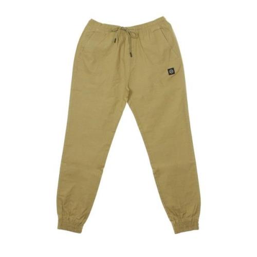 Ripstop Beige Jogger Bukser Lettvekts Bomull