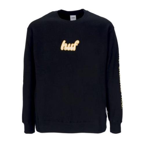 Svart kursiv Crewneck Sweatshirt