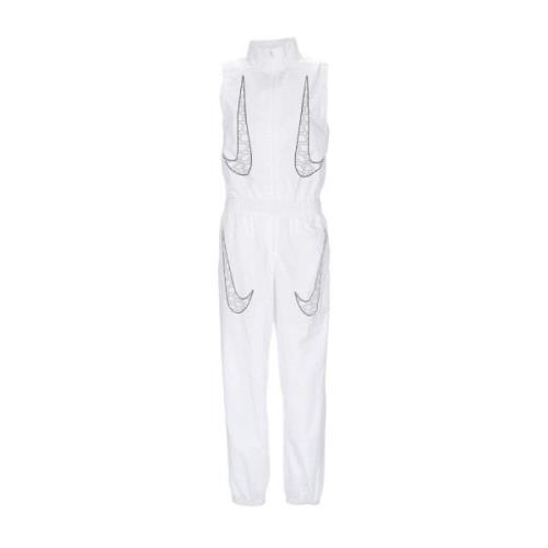 Ermeløs Sportsklær Jumpsuit Hvit/Svart