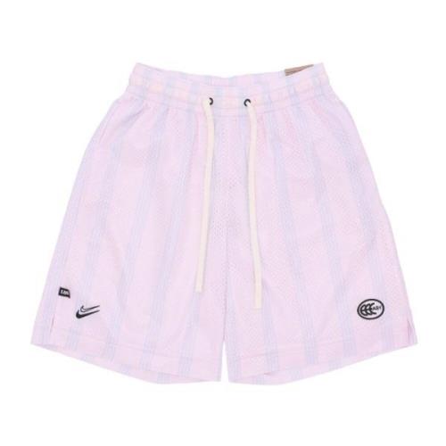 Basketball Mesh Shorts med Elastisk Midje