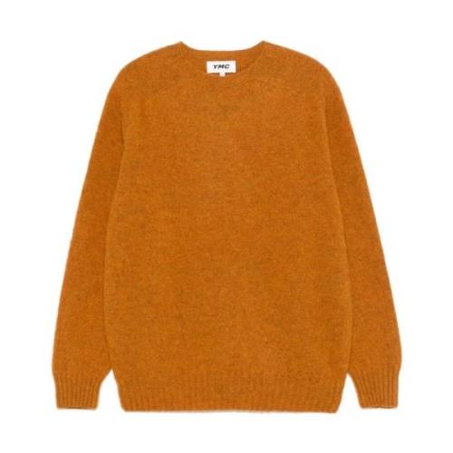 Oransje Ull Crew Neck Sweater