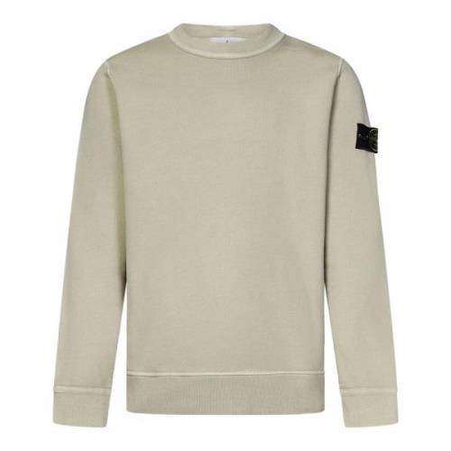 Beige Sweatshirt Aw24 Stilig Logo Badge