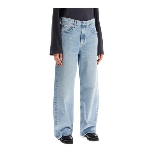 Mørk Vintage Buksede Jeans