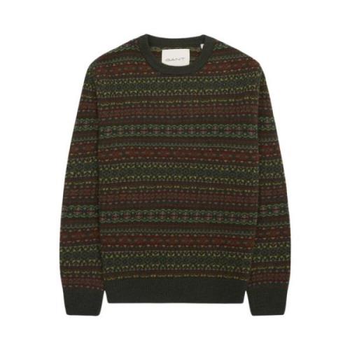 Fair Isle C-Neck Sweater