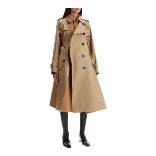 Hybrid Trench Coat i Gabardin