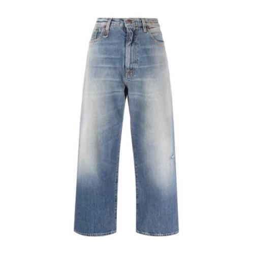 Blå Straight Jeans Ankled D'arcy