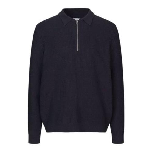 Klassisk Half-Zip Polo Sweater