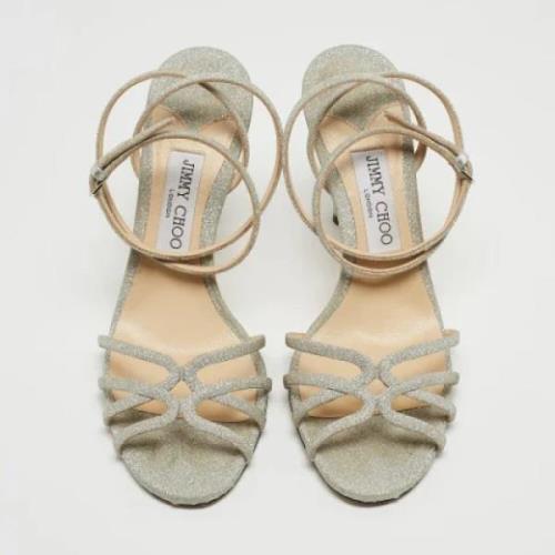 Pre-owned Fabric sandals