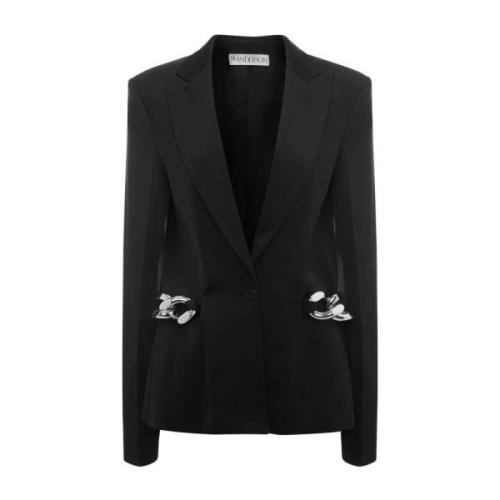 Svart Kjede Link Blazer