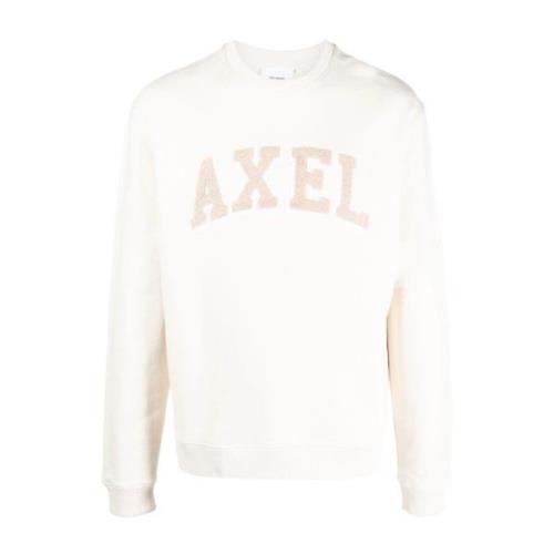 Beige Bomull Casual Sweatshirt