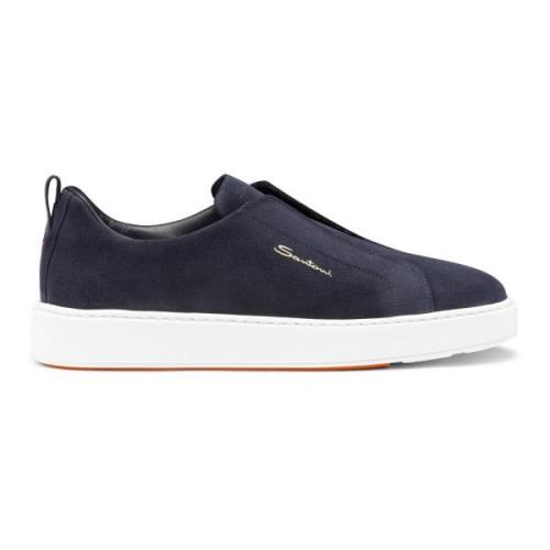 Herresuede slip-on sneaker