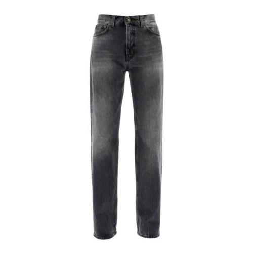 Mørk Vintage Straight Jeans