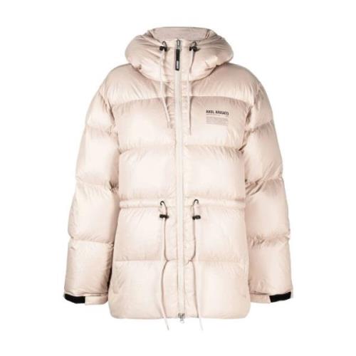 Beige Puffer Dunjakke