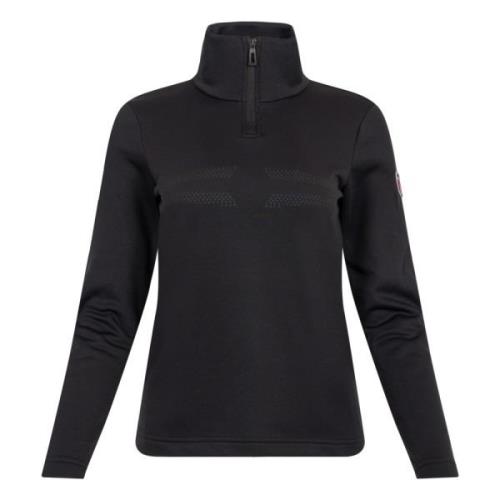 Svart Resort 1/2 Zip Jakke