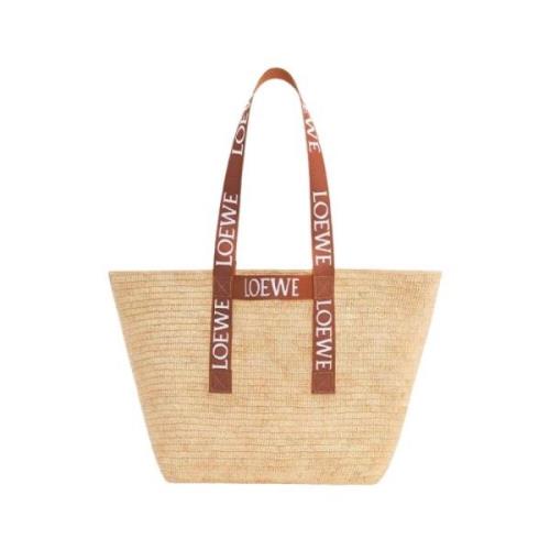 Fold Shopper Raffia Veske