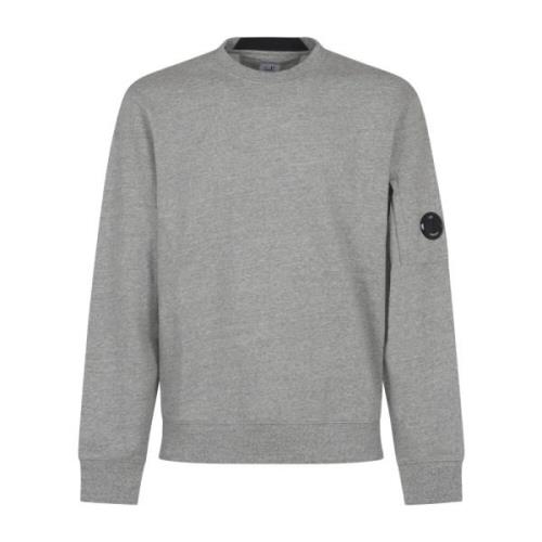 Diagonal Raised Fleece Crew Neck Sweater