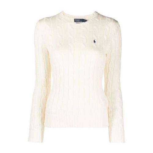 Beige Bomull Casual Genser