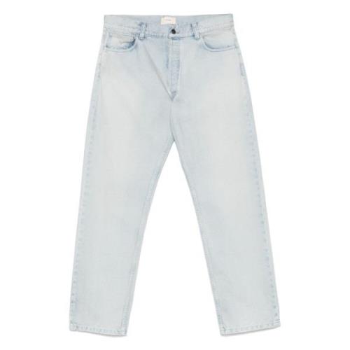 Lys Blå Straight-Leg Jeans