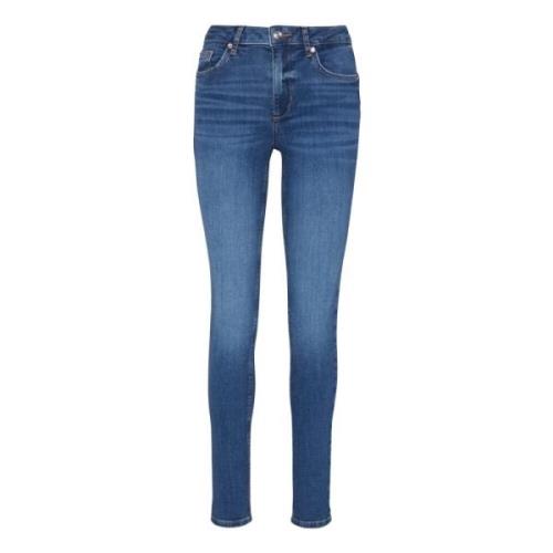 Blå Denim Slim Jeans Basic