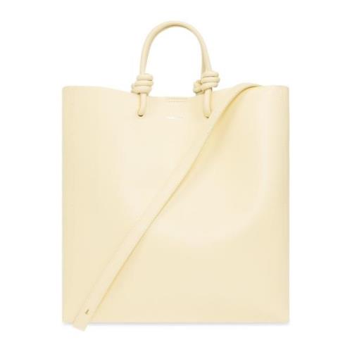 Skinn shopper veske