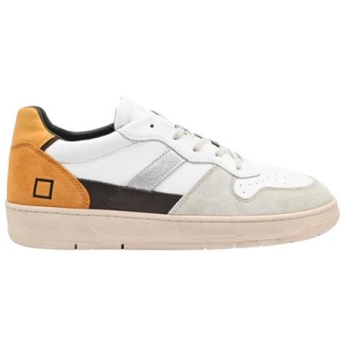 Vintage Court Sneakers Hvit-Oker