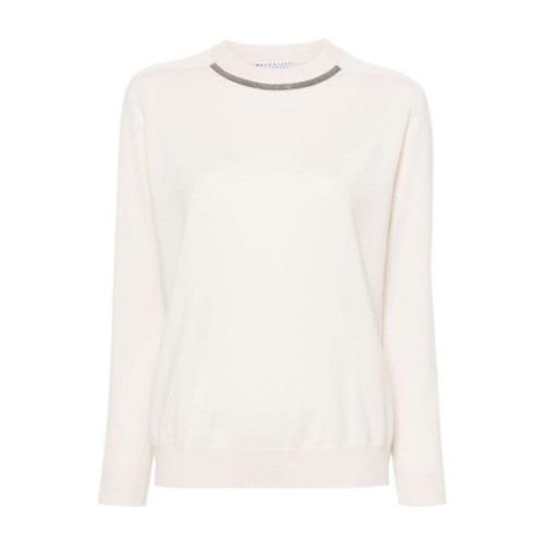 Elegant Crew Neck Long Sleeve Sweater