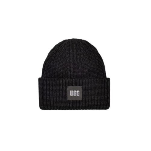 Chunky Rib Logo Beanie Hodeplagg