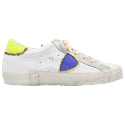 Paris Low Woman Sneakers Neon Hvit Gul