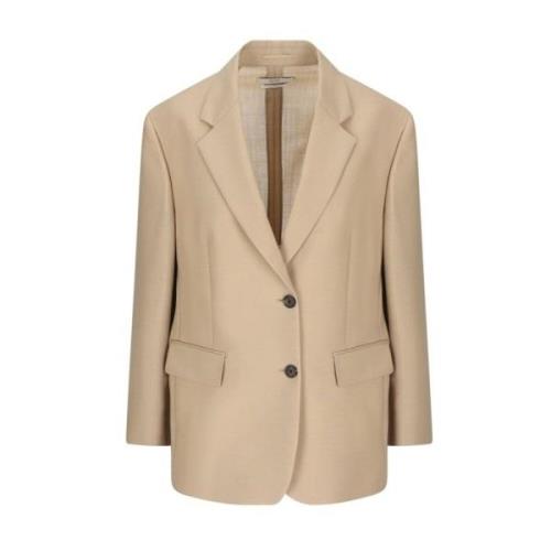 Beige Blazer Chic Style