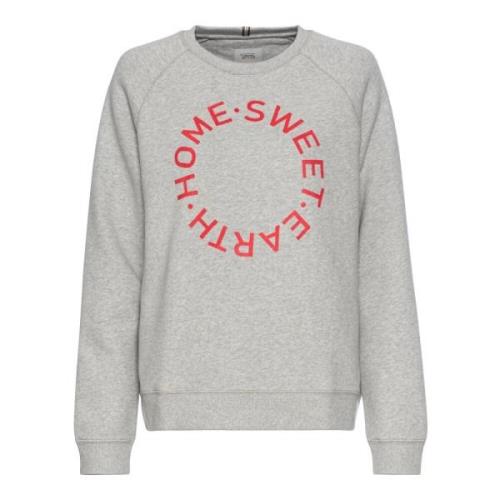 Sweatshirt med Print for Menn