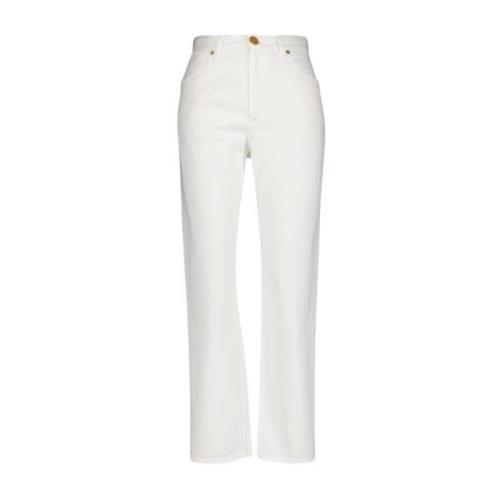 Hvite Flare Jeans