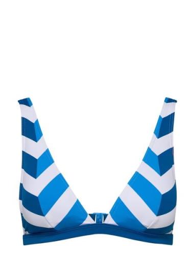 Padded Top With Stripes Blue Esprit Bodywear Women
