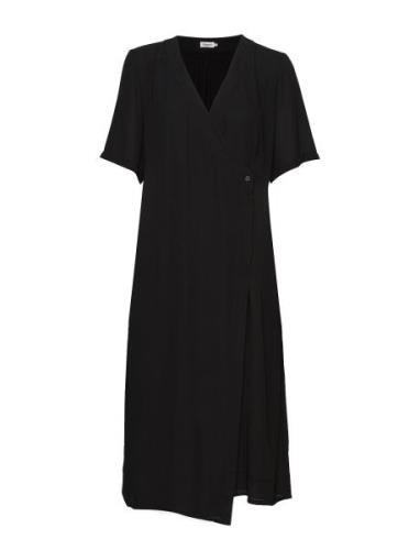 Amalia Wrap Dress Black Filippa K