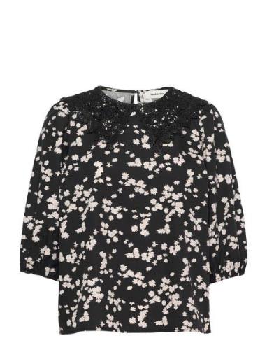 Lilith Print Top Black Modström