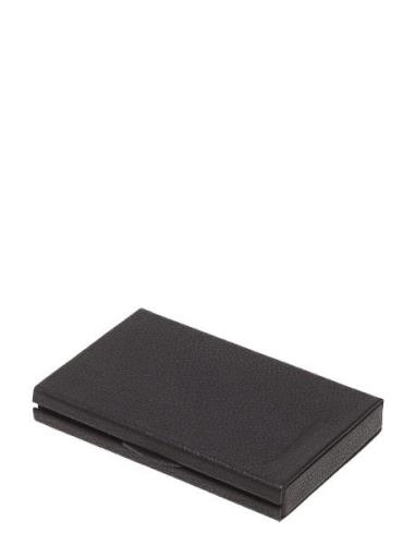 Personal Card Holder Black Design Letters