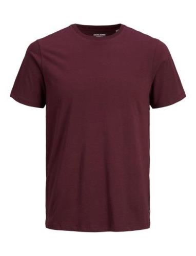 Jjeorganic Basic Tee Ss O-Neck Noos Burgundy Jack & J S