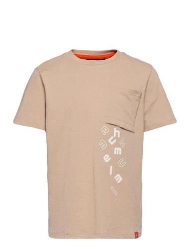 Hmlmarcel T-Shirt S/S Beige Hummel