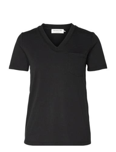Organic T-Shirt Black Rosemunde